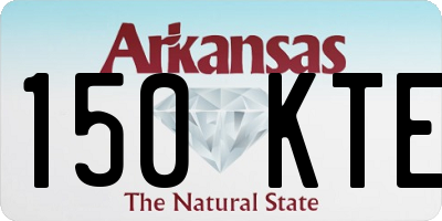 AR license plate 150KTE