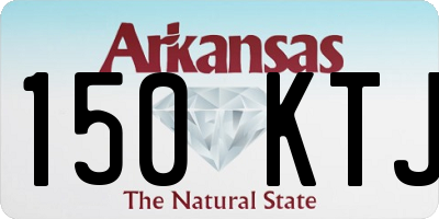AR license plate 150KTJ