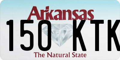 AR license plate 150KTK