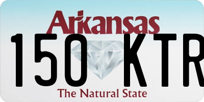 AR license plate 150KTR