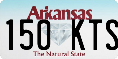 AR license plate 150KTS