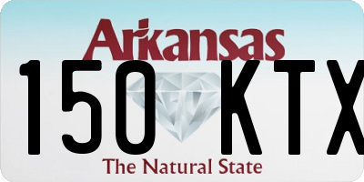 AR license plate 150KTX