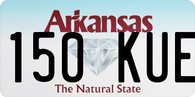 AR license plate 150KUE