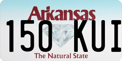 AR license plate 150KUI