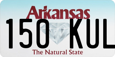 AR license plate 150KUL