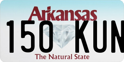 AR license plate 150KUN