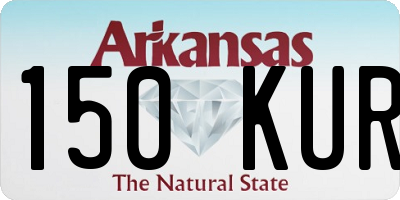 AR license plate 150KUR