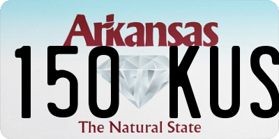 AR license plate 150KUS