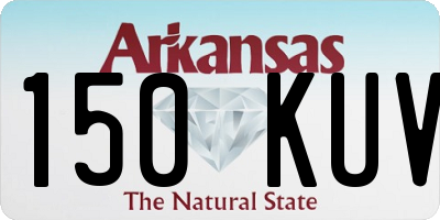 AR license plate 150KUV