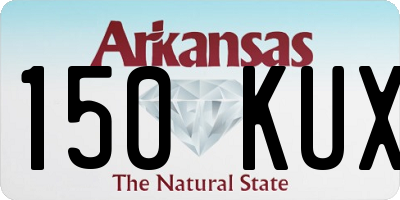AR license plate 150KUX