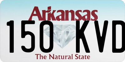 AR license plate 150KVD