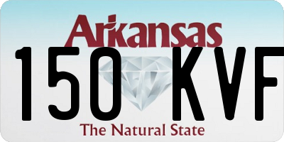 AR license plate 150KVF