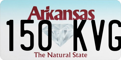 AR license plate 150KVG