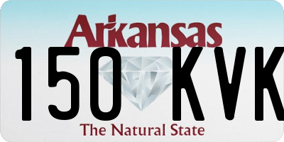 AR license plate 150KVK