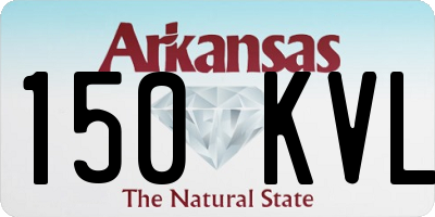 AR license plate 150KVL