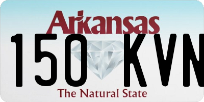 AR license plate 150KVN