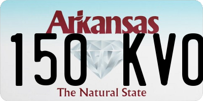 AR license plate 150KVO
