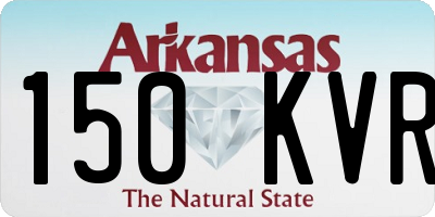 AR license plate 150KVR