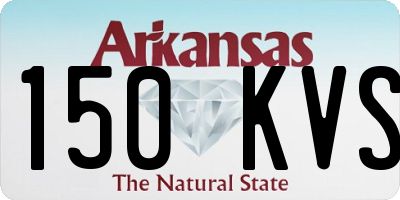 AR license plate 150KVS
