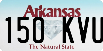 AR license plate 150KVU