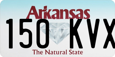 AR license plate 150KVX