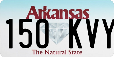 AR license plate 150KVY