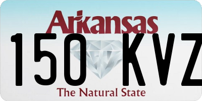 AR license plate 150KVZ