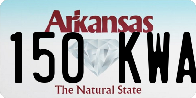AR license plate 150KWA