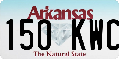 AR license plate 150KWC