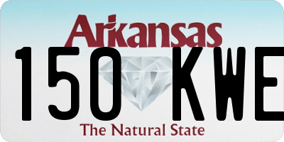AR license plate 150KWE
