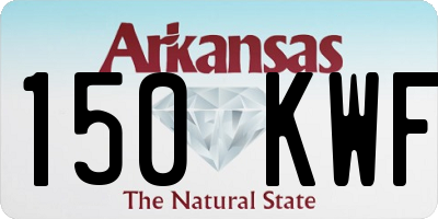 AR license plate 150KWF