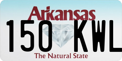 AR license plate 150KWL