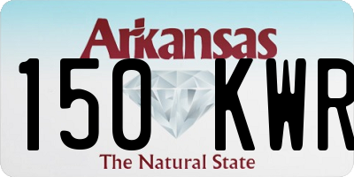 AR license plate 150KWR