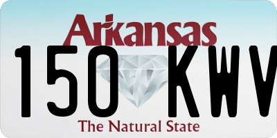 AR license plate 150KWV