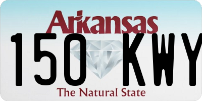 AR license plate 150KWY