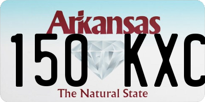 AR license plate 150KXC
