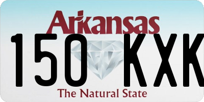 AR license plate 150KXK