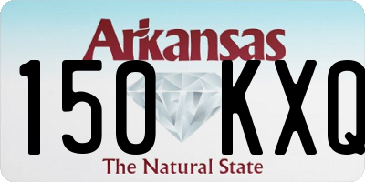 AR license plate 150KXQ