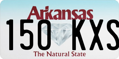 AR license plate 150KXS