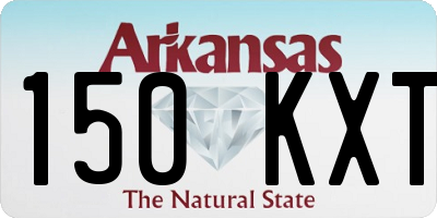 AR license plate 150KXT