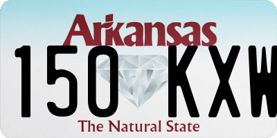 AR license plate 150KXW