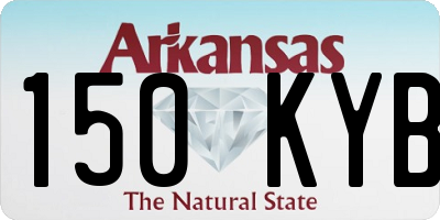 AR license plate 150KYB
