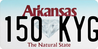 AR license plate 150KYG