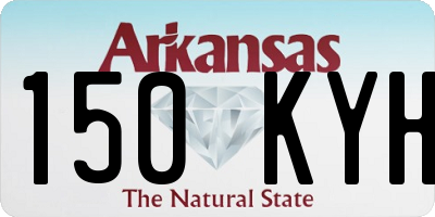 AR license plate 150KYH