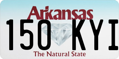AR license plate 150KYI