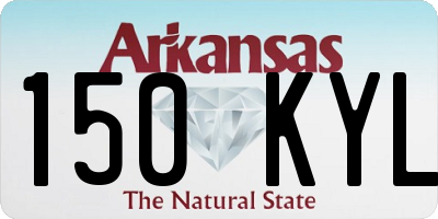 AR license plate 150KYL
