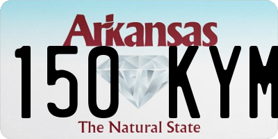AR license plate 150KYM