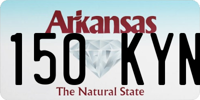 AR license plate 150KYN