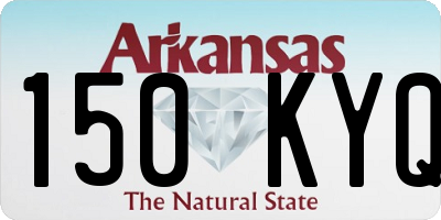 AR license plate 150KYQ