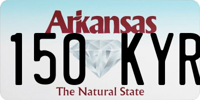 AR license plate 150KYR